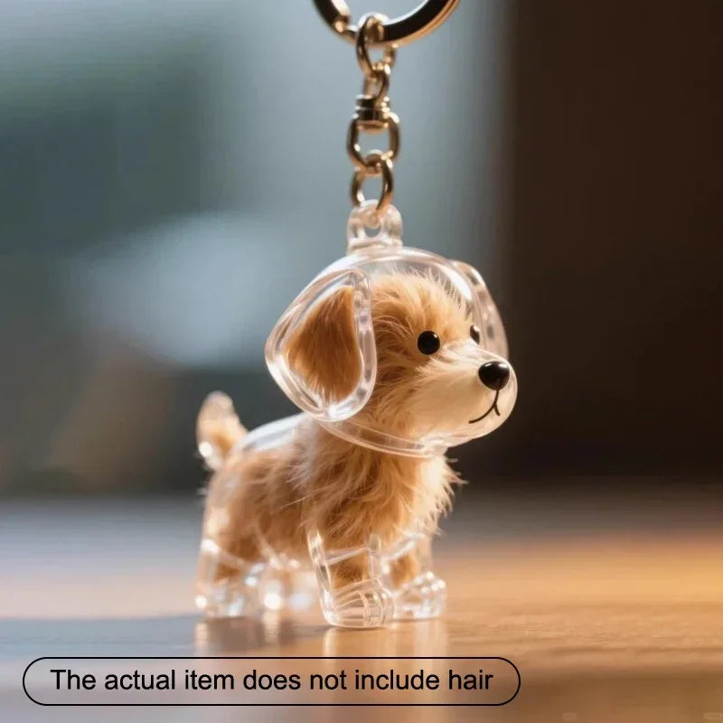 Pet Hair Keychain