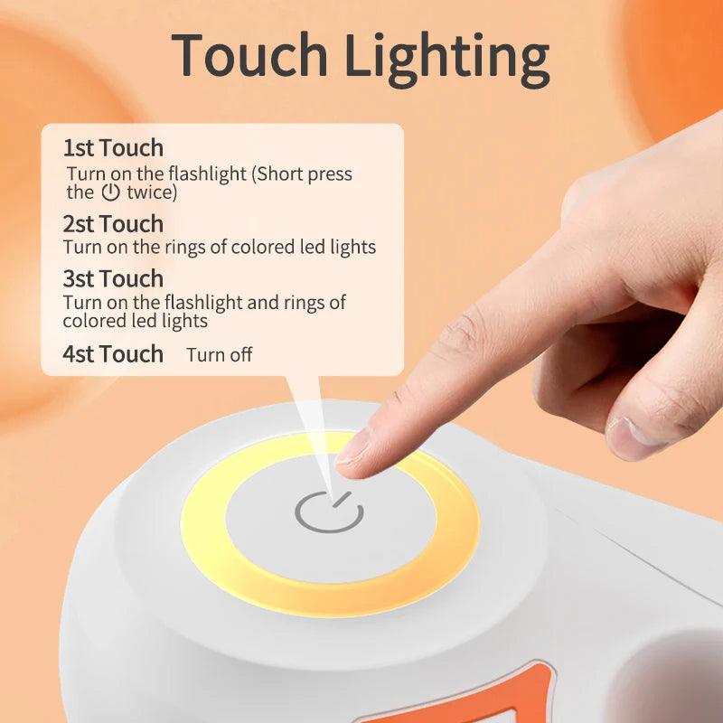 Automatic Retractable Luminous Dog Walking Rope With Lights!