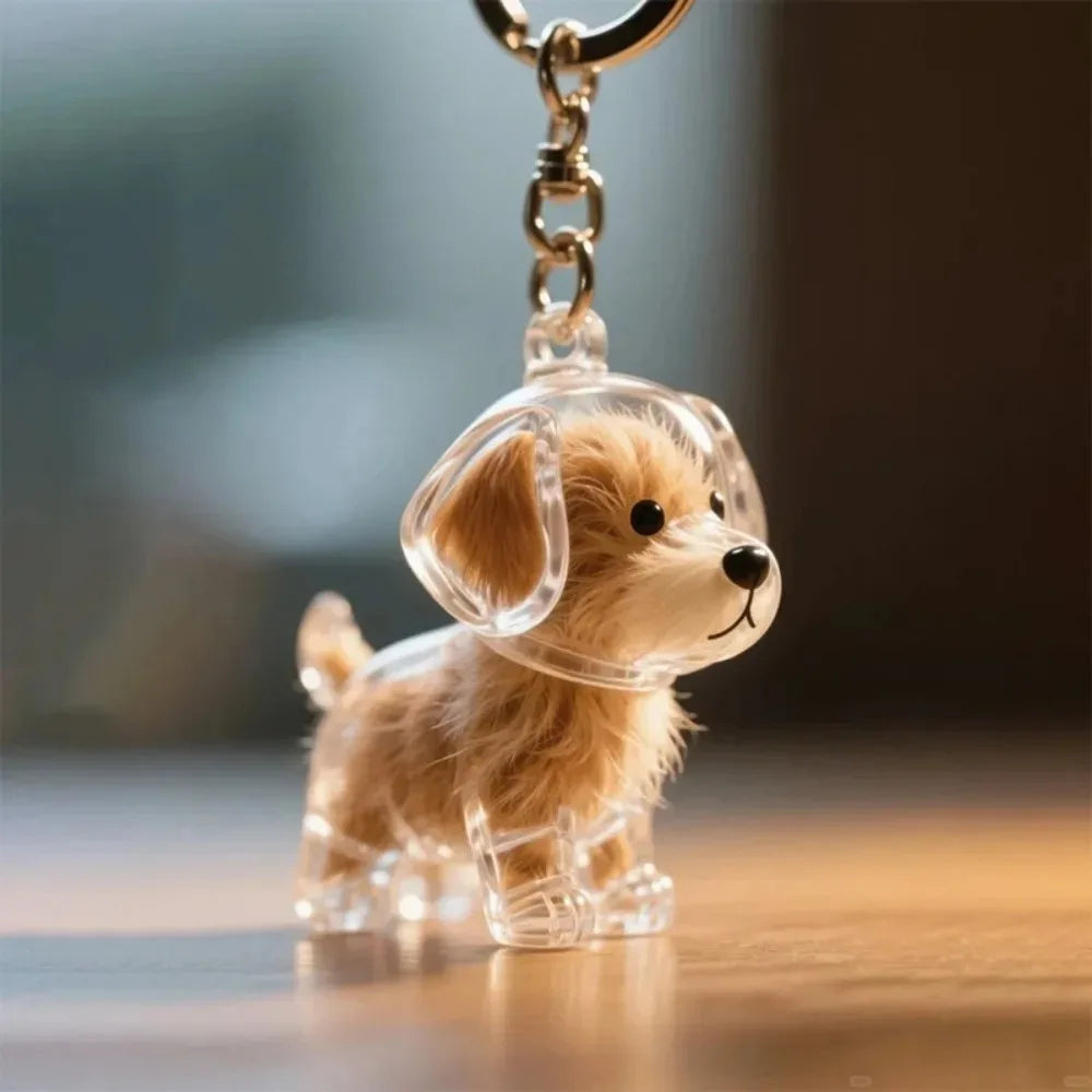 Pet Hair Keychain